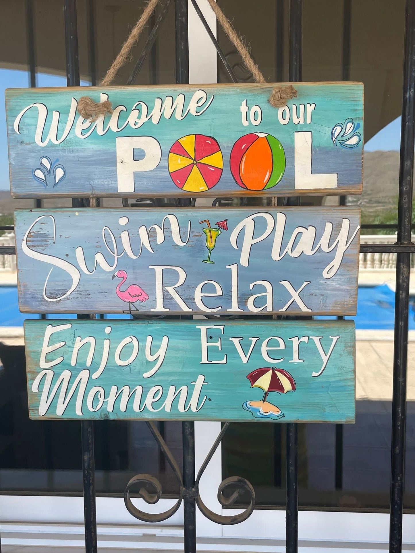 Pool signs