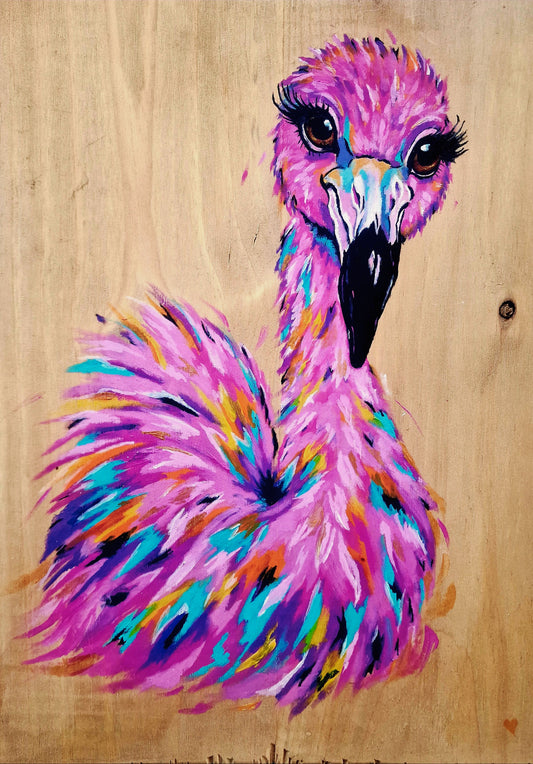 Custom made Flora the Flamingo