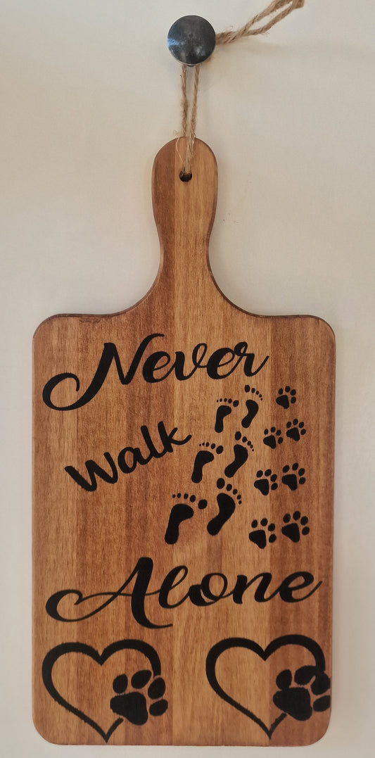 Personalized Dog Leash Holder – Handmade Wooden Sign