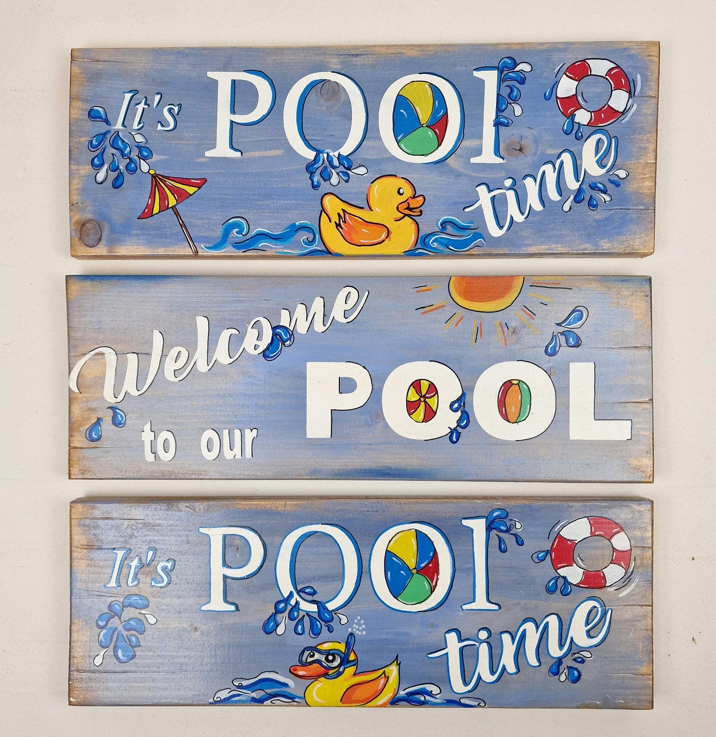 Pool signs
