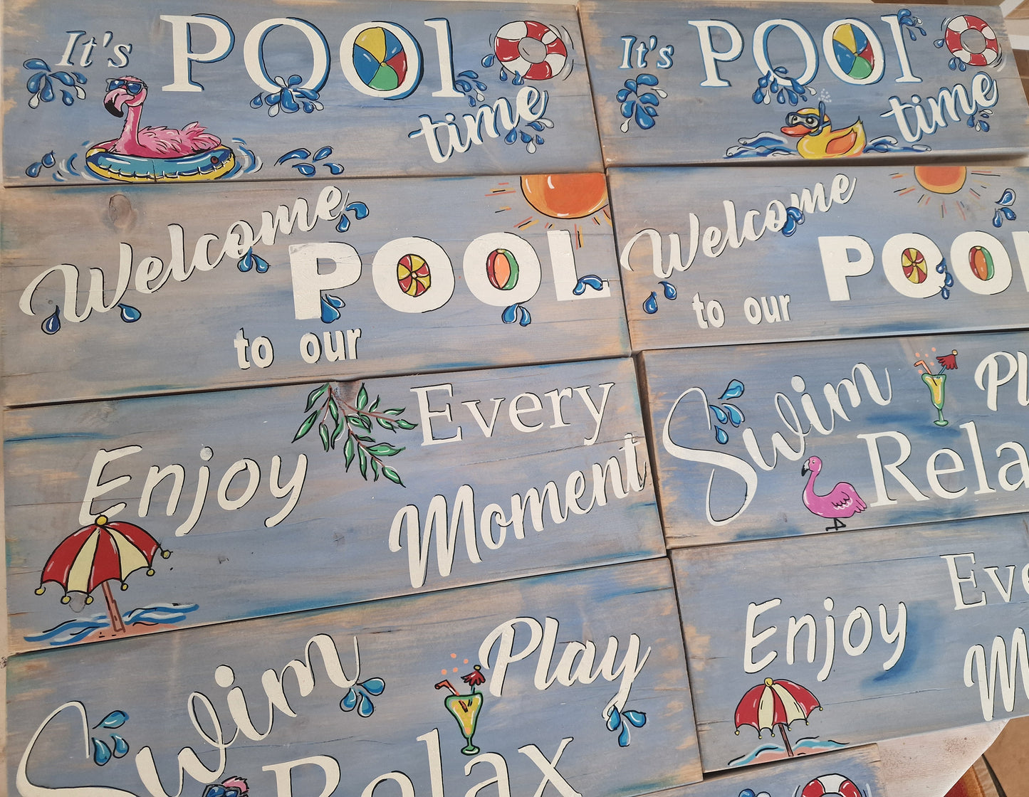 Pool signs