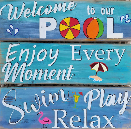 Pool signs