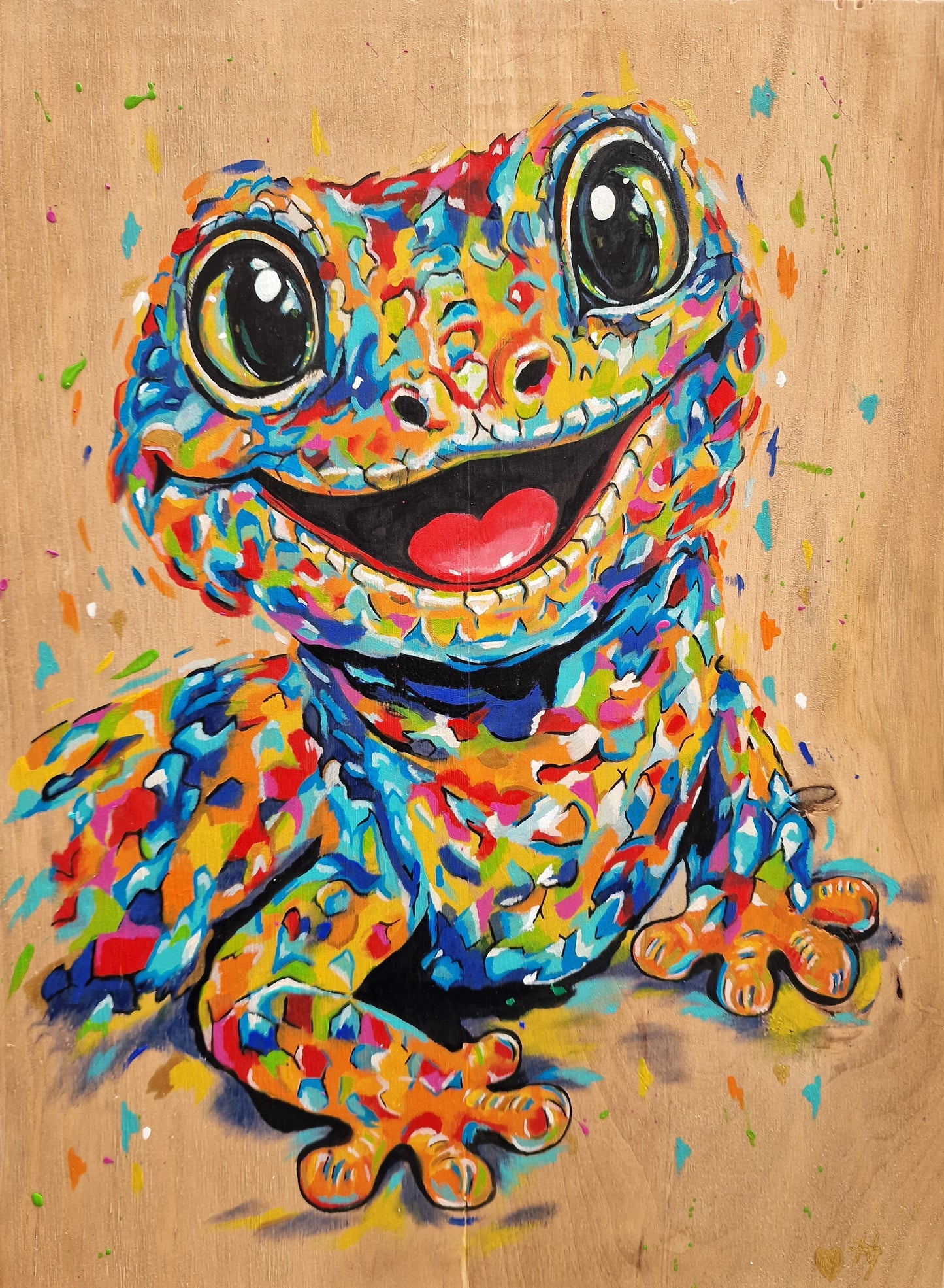 Workshop Happy Animals on Wood