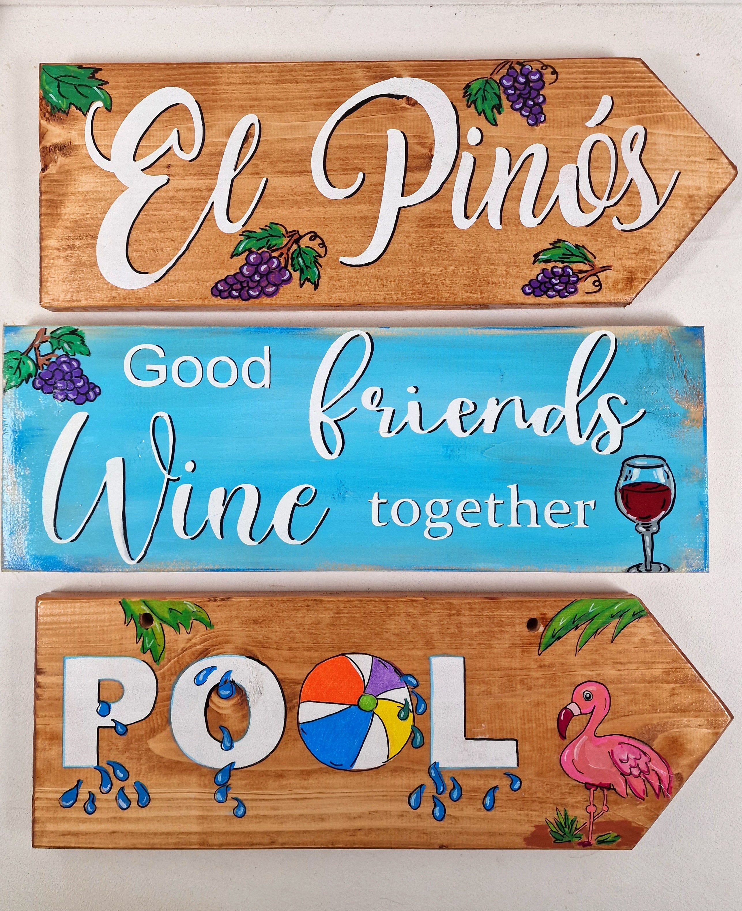 Wooden Handmade Wooden Signs – Duna Dorada