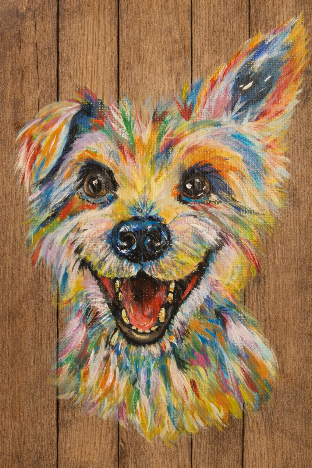 Workshop Happy Animals on Wood