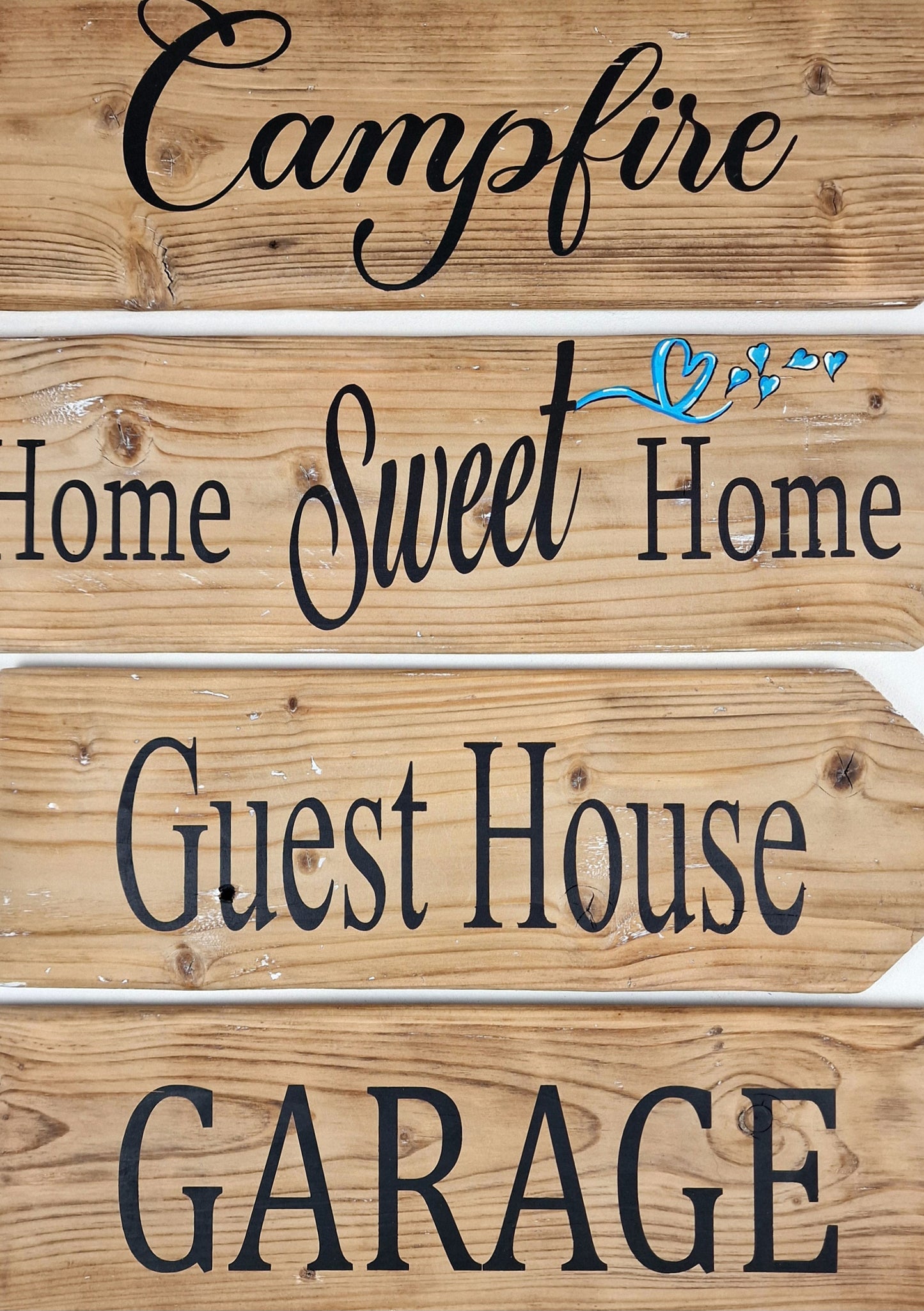 Handmade wooden signs – personalized