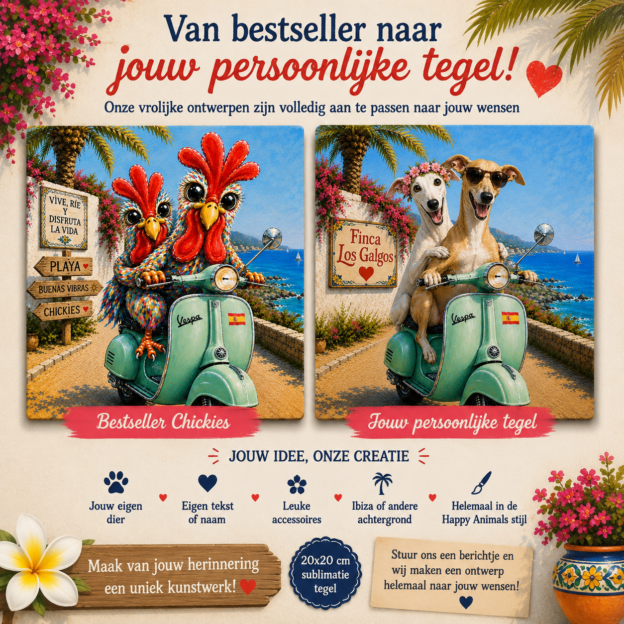 1. Tiles - Personalized Happy Pet Tile