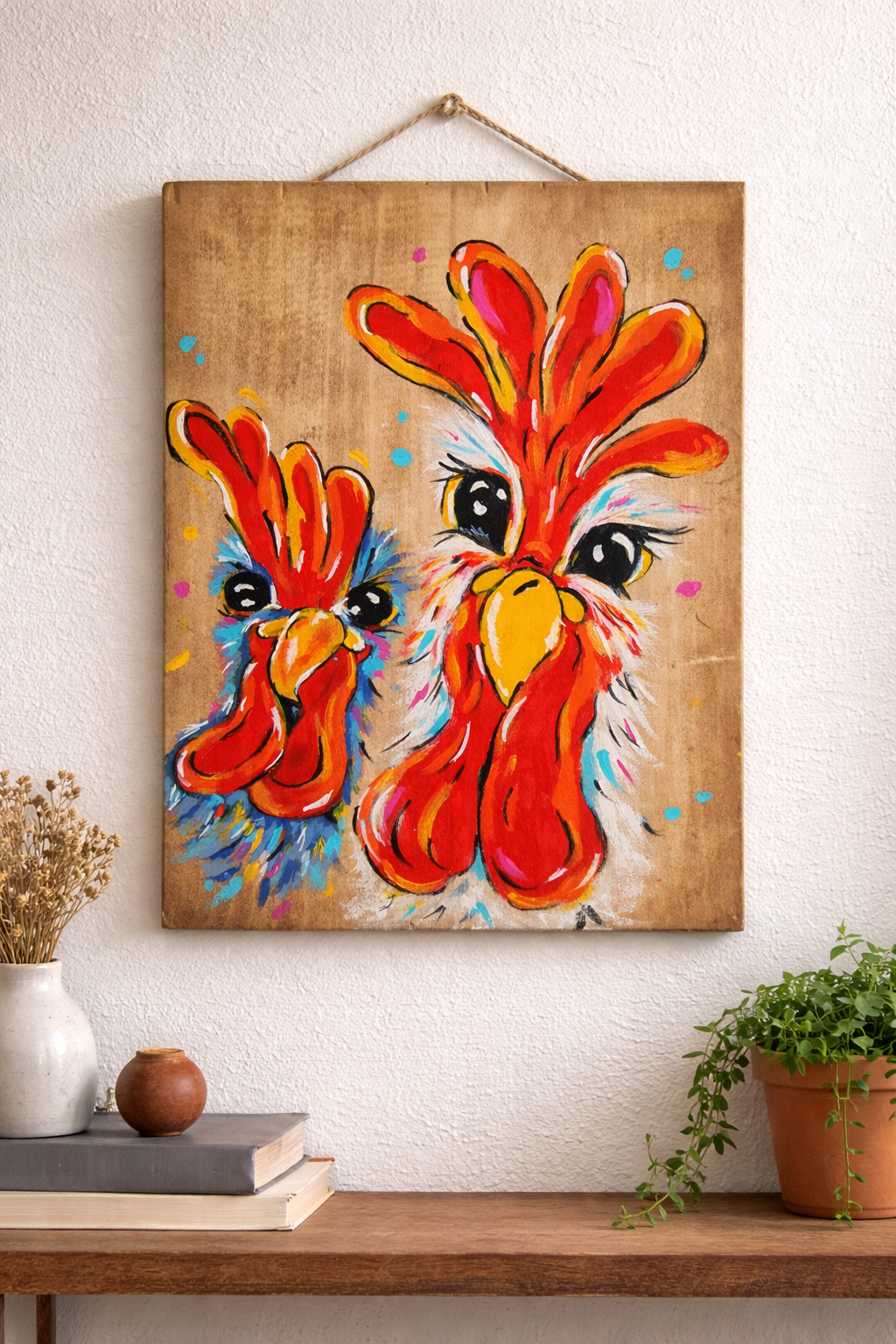 Workshop Happy Animals on Wood