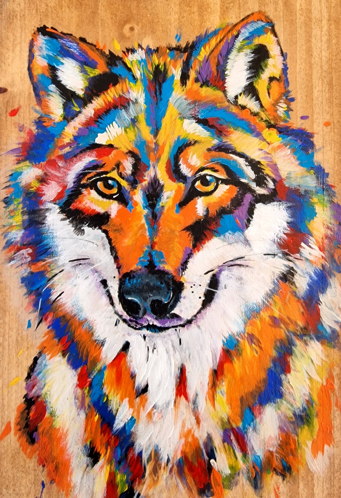 Workshop Happy Animals on Wood