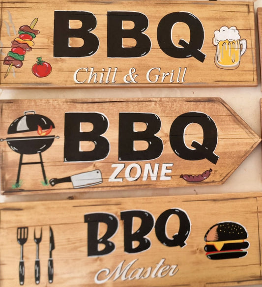 BBQ Area Signs